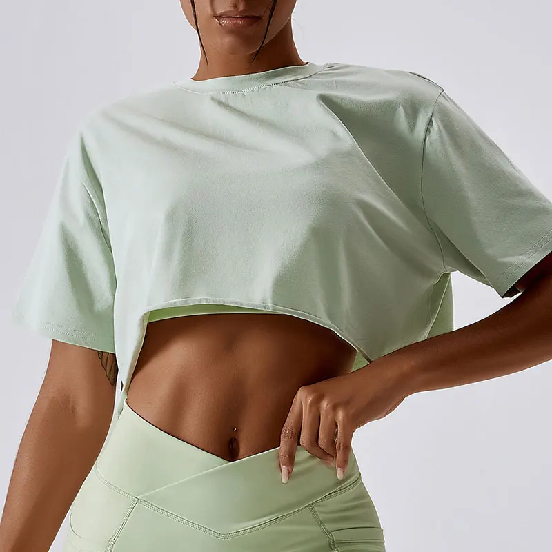 Breathable Quick Drying Sports Top Women's Half Sleeved Shirt Round Neck T-shirt Gym Workout Fitness Yoga Short Sleeved Running