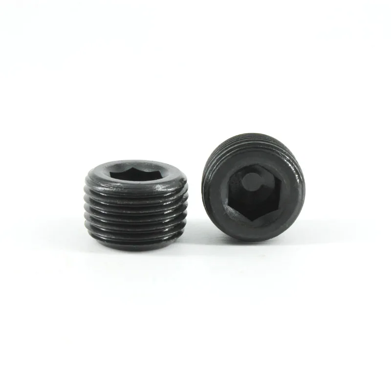 BSP NPT Male Thread Carbon Steel Hex Socket End Cap Plug Pipe Fitting 1/16"-1-1/2" pipe fitting hose pipe fitting