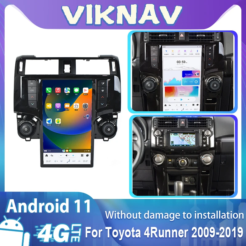 

Android11 Car Radio Player For Toyota 4Runner 2009-2019 Multimedia Head Unit 13.6 inch Car Stereo auto audio GPS Navigation