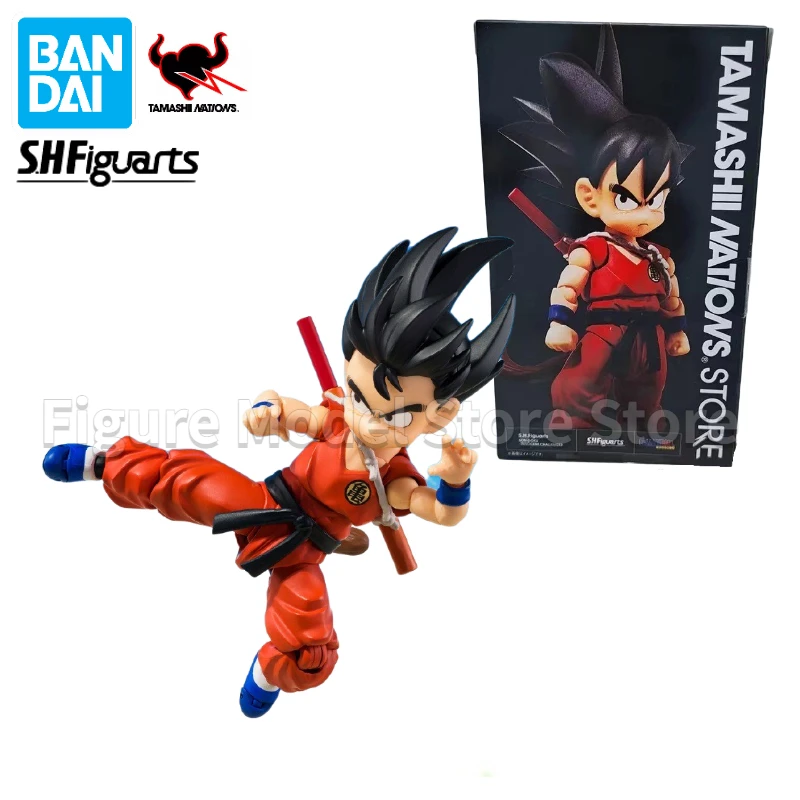 

In Stock Bandai S.H.Figuarts SHF Dragon Ball Innocent Challenger Son Goku Anime Action Figures Toys Models Collectible Hobby