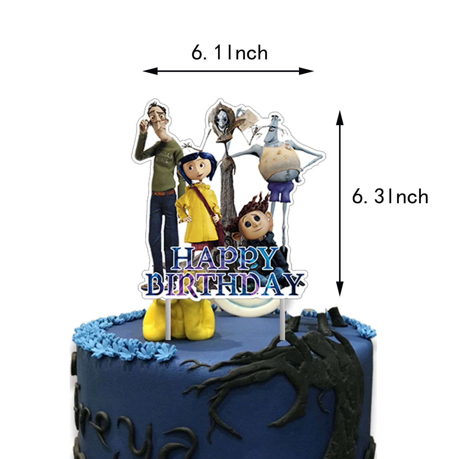 Coraline Theme Horror Series Birthday Party Decoration Set Banner