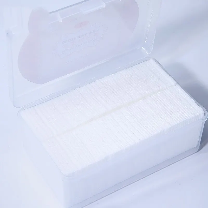 Description Picture 3 of itemHigh Quality 1000PCS/Set Disposable Makeup Cotton Wipes Soft Remover Pads Facial Cleansing Paper Wipe Cosmetic Pad