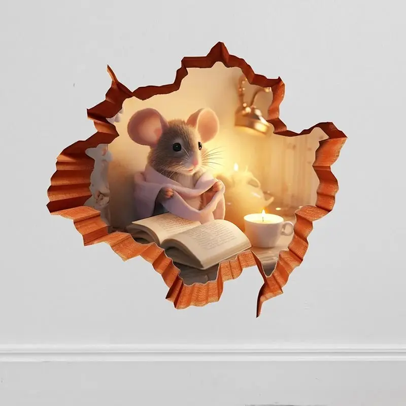 Cute Mouse Wall Sticker