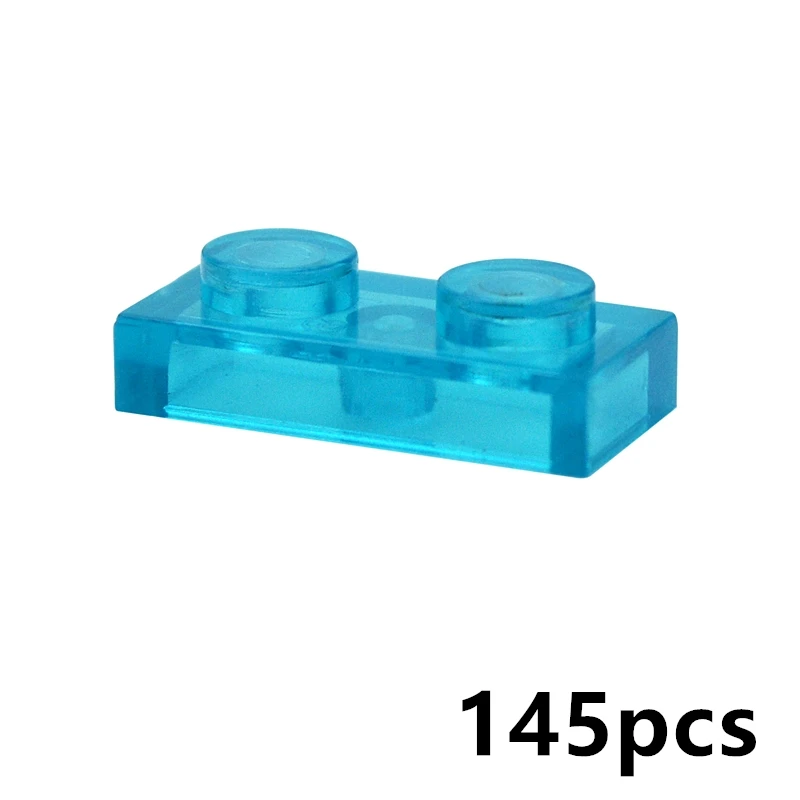 DIY Blocks Building Bricks Thin 1x1 1x2 Transparent Dots Educational Assemblage Toys Compatible With 3024 3023 For Children nesting blocks Blocks