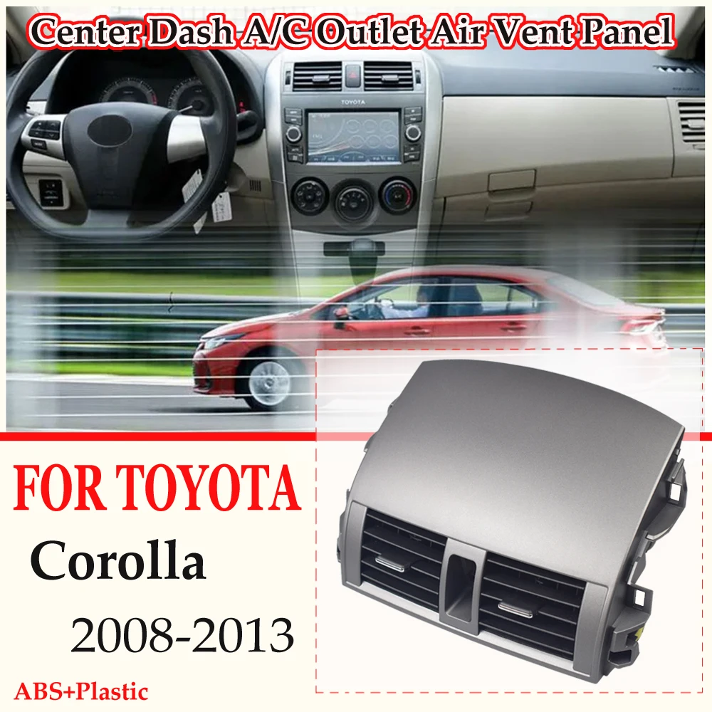 Misura per Toyota Corolla Altis 2007 2008 2009 2010 2011 2012 2013 Car A/C aria condizionata Vent Outlet pannello griglia copertura