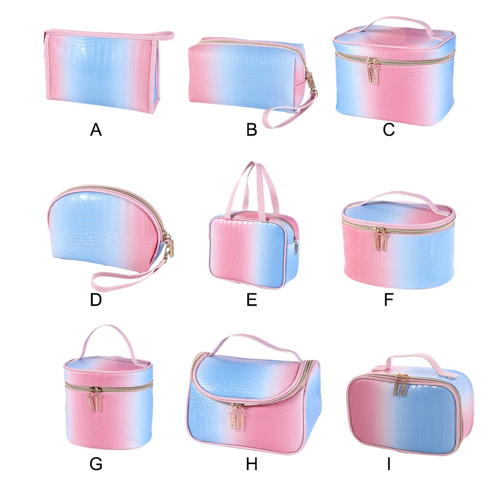 

PU Stylish Handbag Meticulous Workmanship Large Capacity Waterproof Lightweight Cosmetic Bag