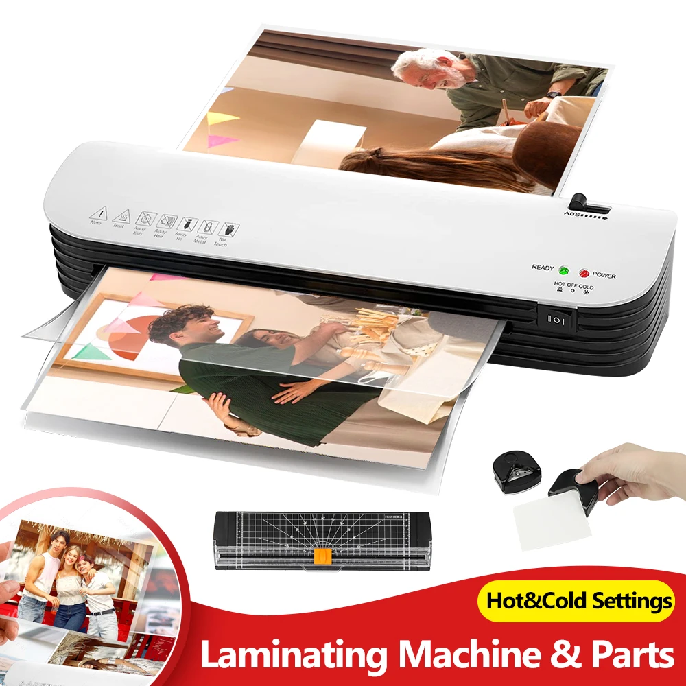 Office Multifunctional Laminating Machine Photo Sealing Maker A4 Photo File Laminating Film Machine Laminator Accessories Set