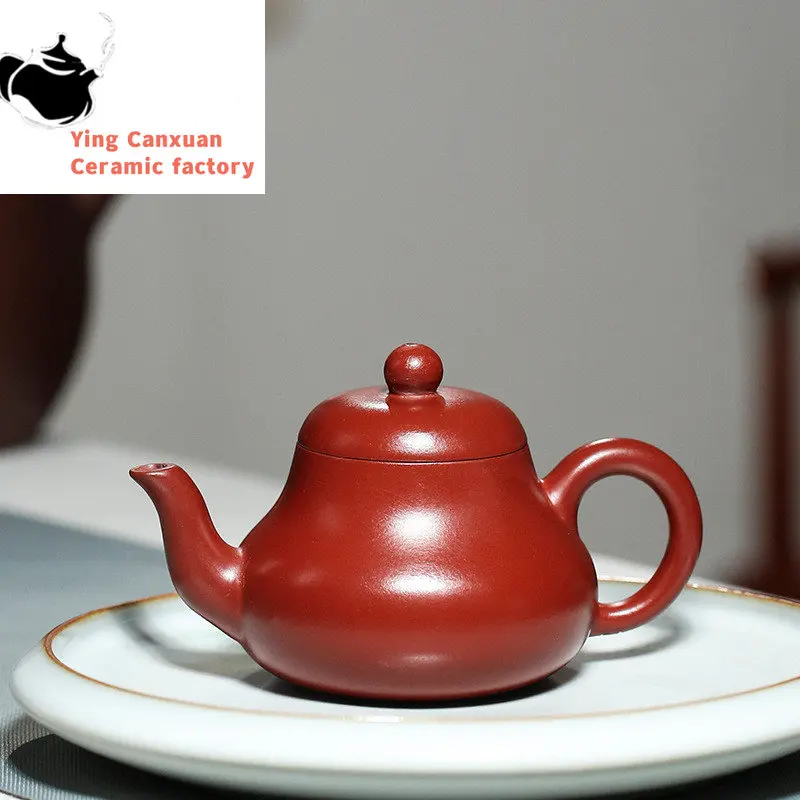 

Handmade Pear Shape Xi Shi Pot Purple Clay Tea Set Chinese Yixing Teapot Pure Kettle Home Tea Ceremony Accessories 160ml