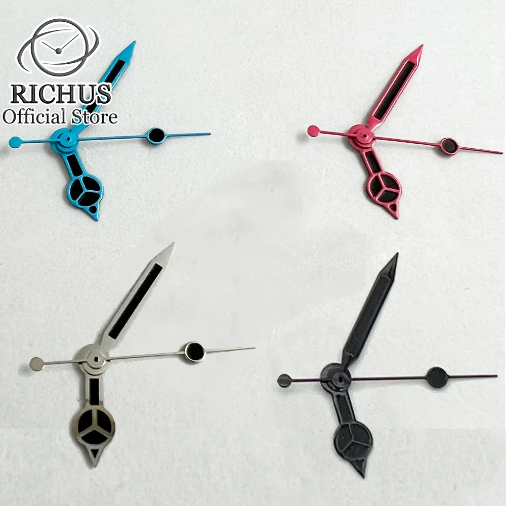 Watch Hands Fit Nh35 Nh36 4R7S  Eta2824 2836 Miyota 8205 8215 821A Mingzhu Dg2813 3804 Movement No Luminous Watch Pointers
