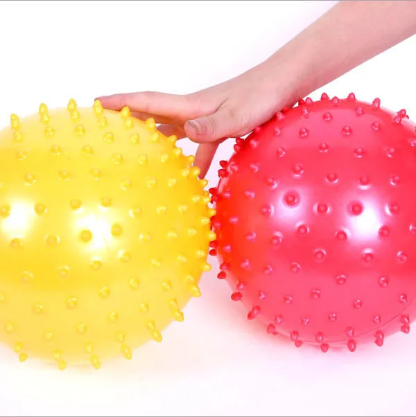 3/6Pcs 16CM Fun Games Kids Inflatable Ball Rubber Toy Baby Cartoon Thorn Large Balloon Developmental Children Massage Toys Balls 5