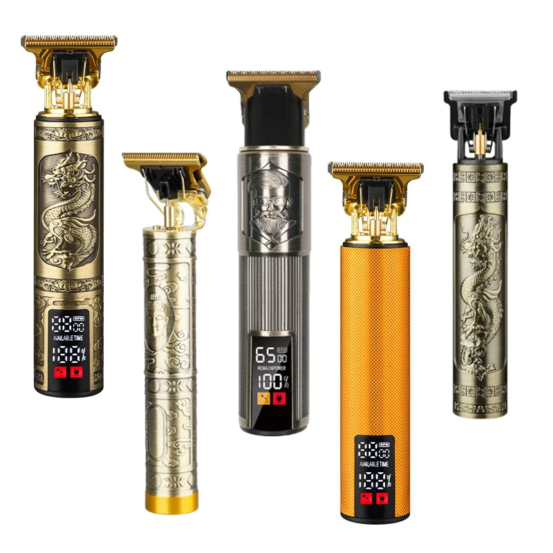 T9 hairdresser electric push cut hair USB electric push large screen dragon carving razor bald hair hair clippers BEST SELLERS T9 hairdresser electric push cut hair USB electric push large screen dragon carving razor bald hair hair clippers BEST SELLERS