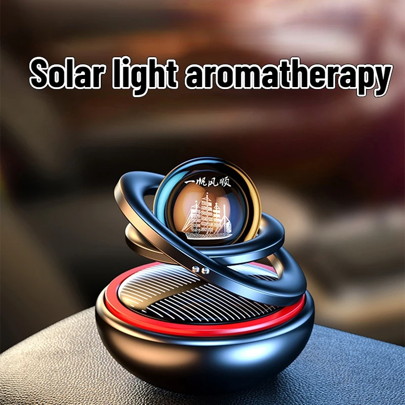 

Car Air Freshener Solar Rotating Aromatreatment Decoration Car Interior Accessories Women Men Original Flavored Perfume Diffuser