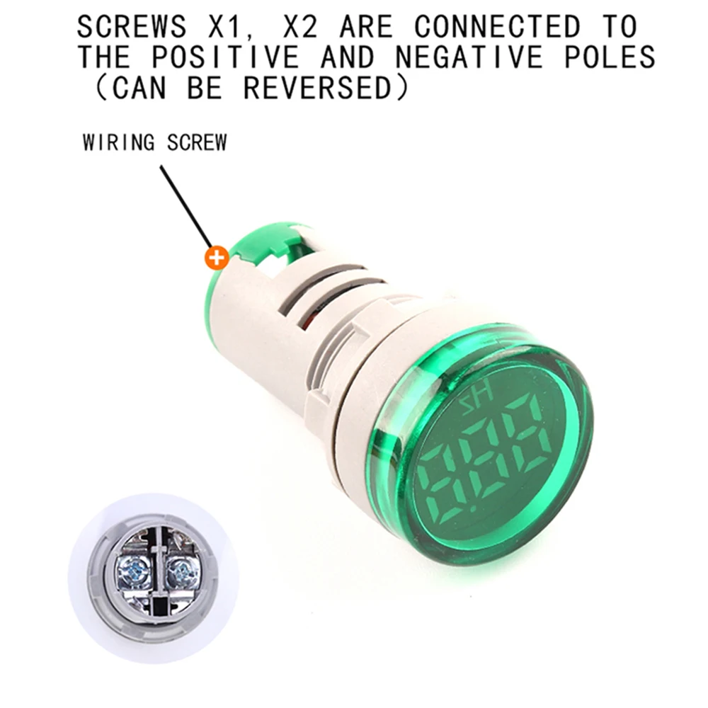 Digital Display Electricity Frequency Meter with 0-99 Hz Range