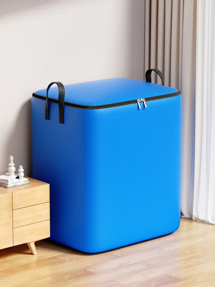 1PC large capacity moving doggy bag foldable clothing quilt storage bag Tidy dormitory bedroom mobile easy waterproof 6