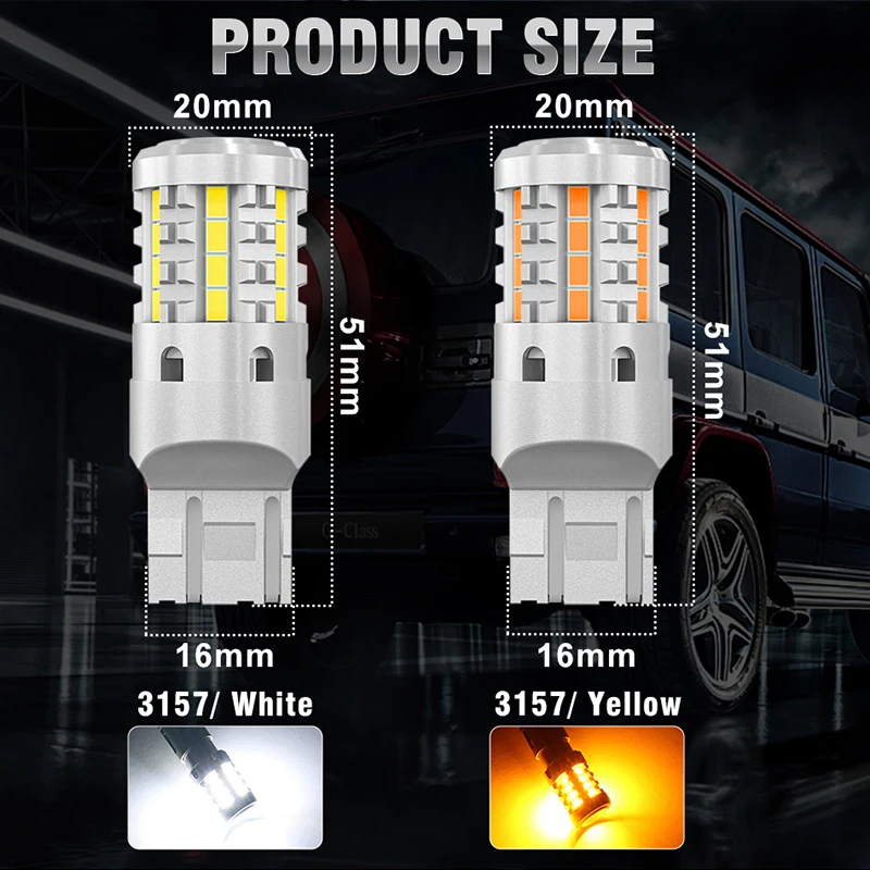 7743 LED ĵ  ,   õ, T25 LED , T20 3030 SMD PY21W W21W P21/5W 3157 BAY15D 7443 7443 3157, 2 