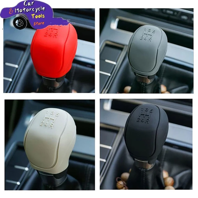 Couvercle du pommeau de levier de vitesse en Silicone, poignée  antidérapante, colliers de changement de vitesse Automobiles, accessoires  de voiture intérieur - AliExpress