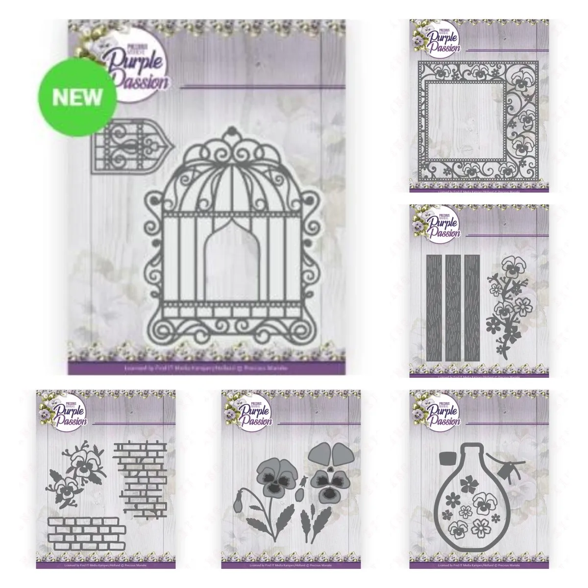 New Metal Cutting Dies Scrapbook Decorazione Modello Di Goffratura Fai Da Te Fatti A Mano Wall Pantsies Square Fence Vaso Passion Birdcage Mold