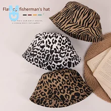 

New 2-6Years Infant Kids Girls Bucket Hats Leopard/Zebra Print All Season Casual Caps