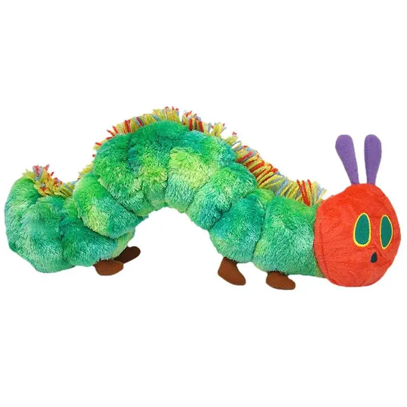 22Cm Caterpillar Soft Toy Green Cotton Caterpillar Peluche Bambole Animali Adorabile Regalo Creativo Molto Affamato Per La Decorazione Domestica Dei B