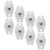 8 Pcs Self Adhesive Casters Stainless Steel Trashcan Wheels Accessories Small Appliance Paste Universal Abs Furniture Mini 2