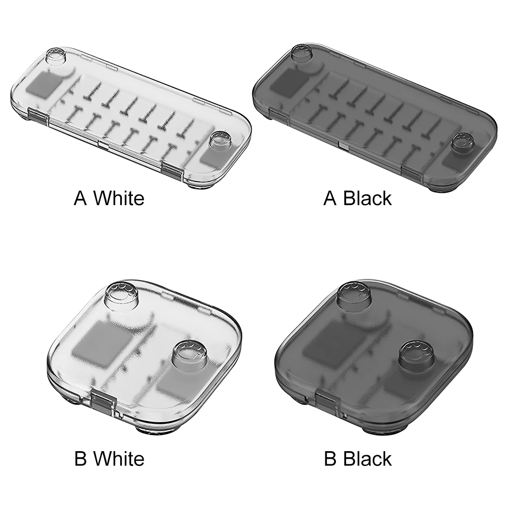 for Nintendo for Switch 2 Console Handle Transparent Protector Shell Anti-drop Storage Box with Game Card Slots for NS Switch 2