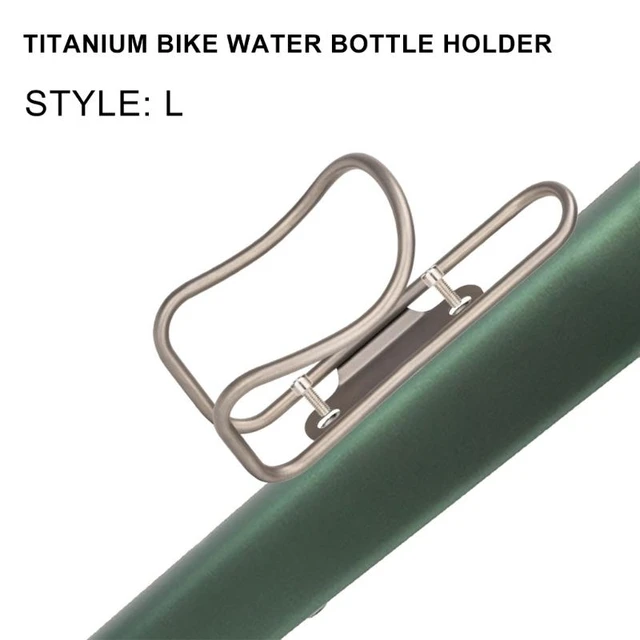 J1HE Titaniums Alloys Bike Bottle Stand Bicycles Bottle Cage for Mountain Bicycles 2