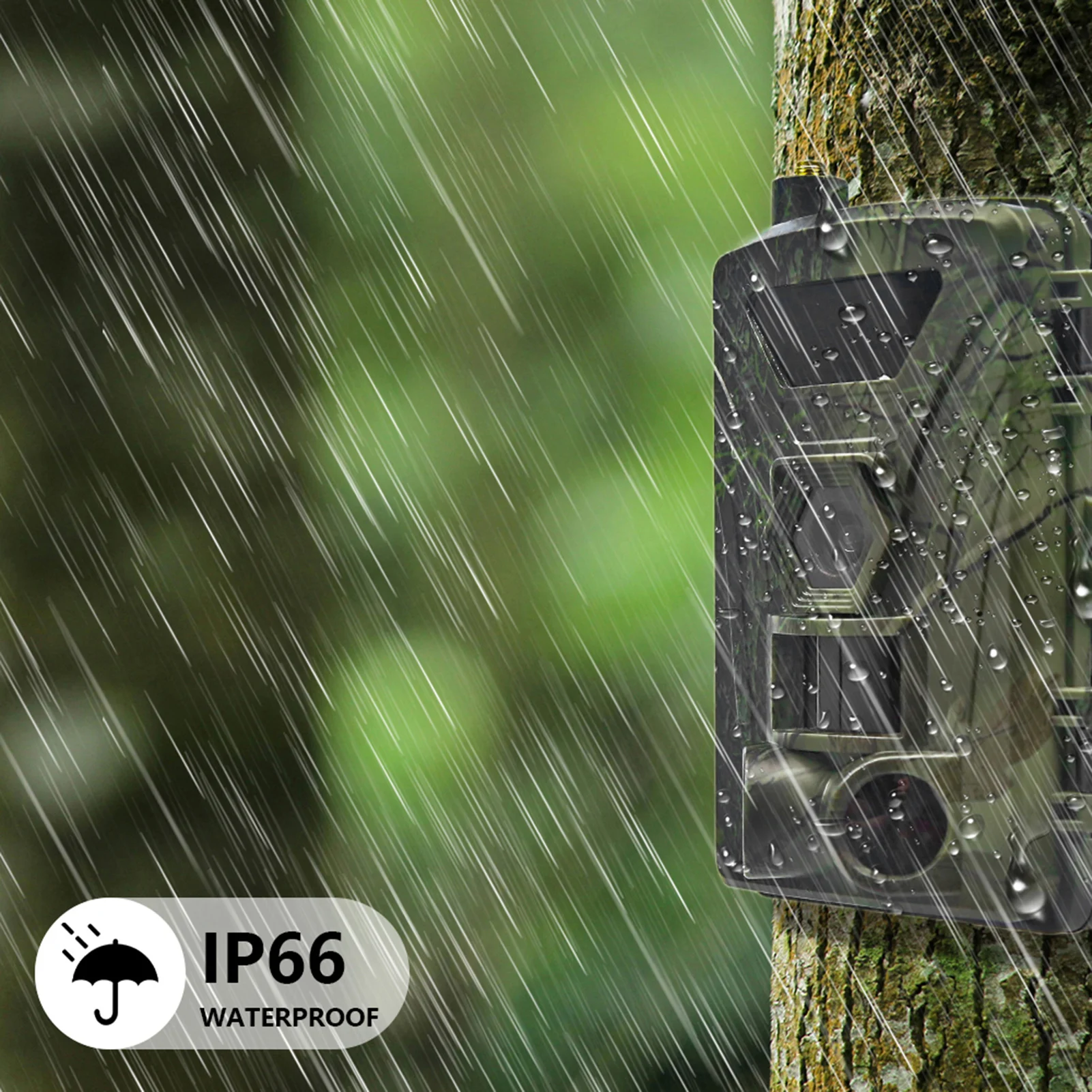 4G Trail Camera 4K Hunting Camera 60MP Photos 15M-20M Super-Fast Trigger Wildlife Camera Infrared Camera Night Vision Camera