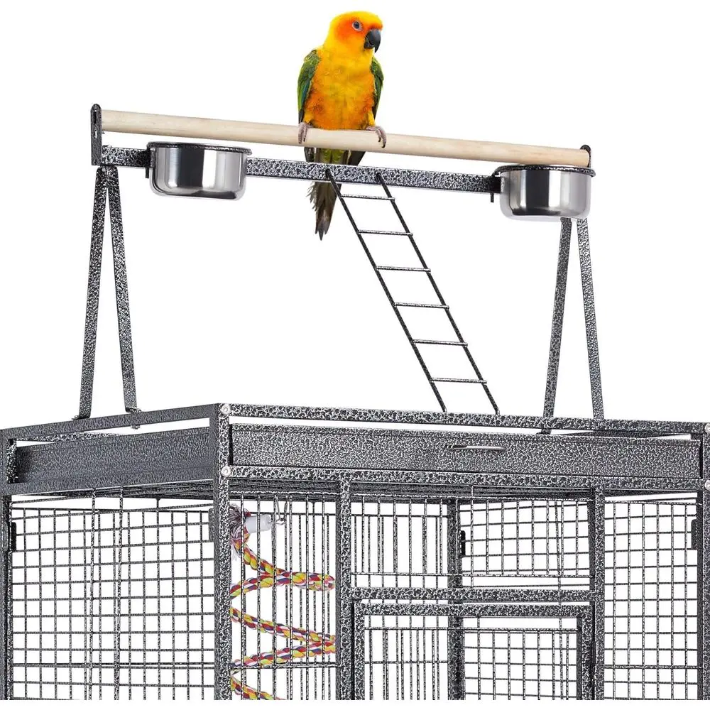 Large Rolling Parrot Cage 5