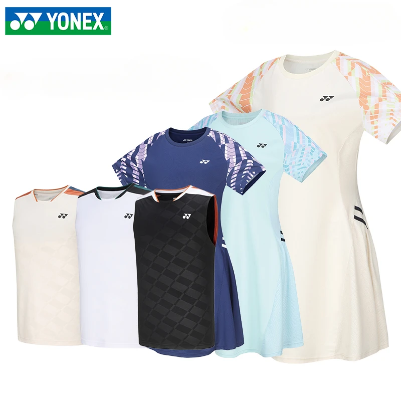 New YONIX YONEX Badminton Training Suit dress Men's Quick-drying Sleeveless 110334CR