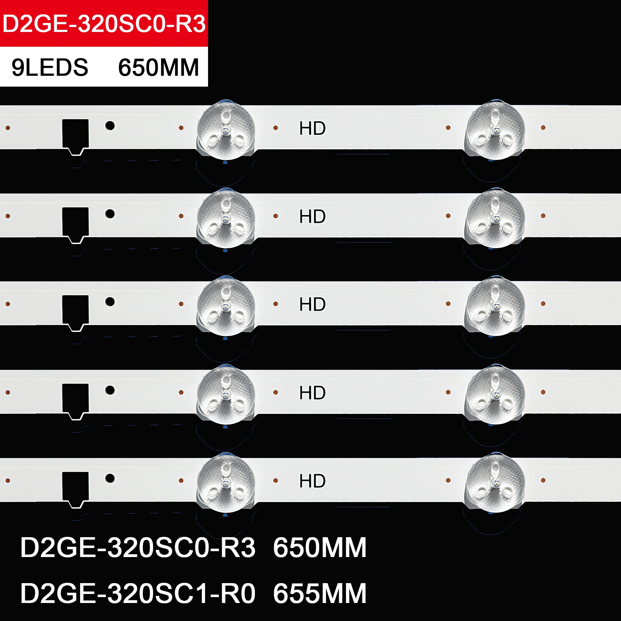 2013SVS32H Ue32f5000AK UE32F6200AK D2GE-320SCO-R0 UA32F4088AR UA32f4100AR backlight LUMENS D2GE-320SC0-R3 650MM 9LED 32 inch led light