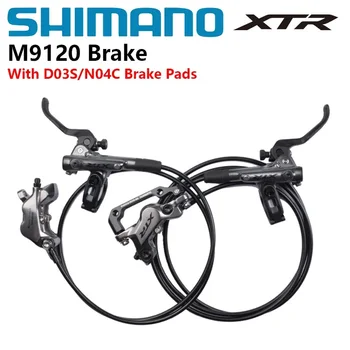 SHIMANO XTR M9100 2 피스톤 M9120 브레이크 4 피스톤, 산악 자전거 XTR 유압 디스크 브레이크, MTB ICE-TECH Better M9000