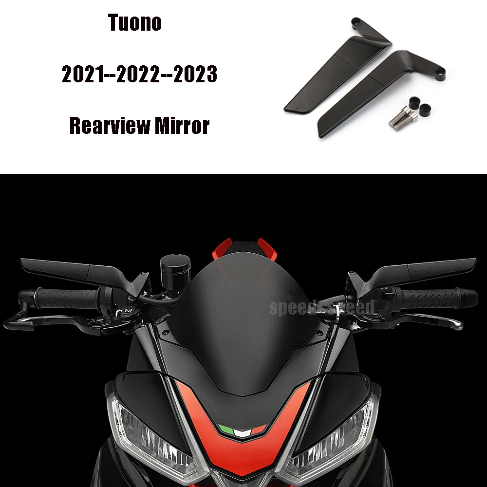 

Motorcycle Modified Wind Wing Adjustable Rotating Rearview Mirror For Aprilia Tuono 1100 V4 2021 2022 2023 Factory 2019-2023