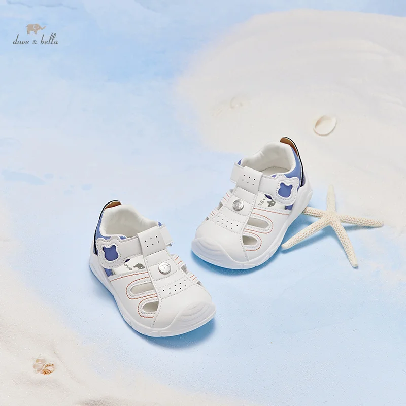 

Dave Bella 0-18M Newborn Baby Shoes Boys and Girls Summer Rubber Sole Anti slip Baby Shoes Baby Sandals DB2240974