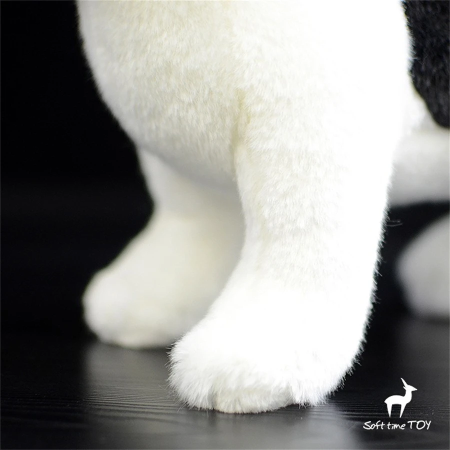 French Bulldog High Fidelity Anime Cute Plushie Dog Terrier Plush Toys Lifelike Animals Simulation Stuffed Doll Kawai Toy Gifts 5