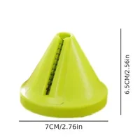 เครื่องมือห้องครัวเครื่องขูดแครอทเครื่องขูดผักมัลติฟังก์ชั่เกลียว Shredder Peeler คู่มือมันฝรั่งหัวไชเท้าหมุนเครื่องขูด 6