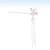 Cute Hairpin Updo Bridal Moon Design Stick Tassel Bun Elegant Women's Accessory 2