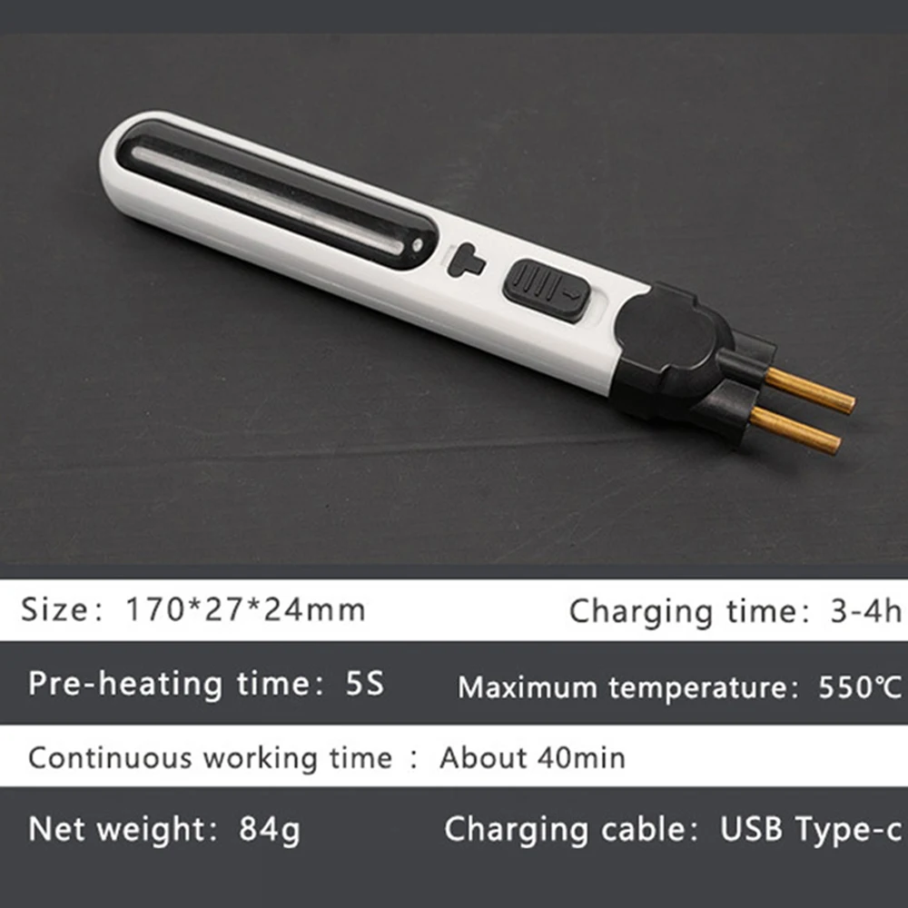 100W Cordless Plastic Welder Kit 3in1 Plastic Welding Gun With Soldering Iron Trowel Hot Stapler For Auto Bumper Plastics Repair 2