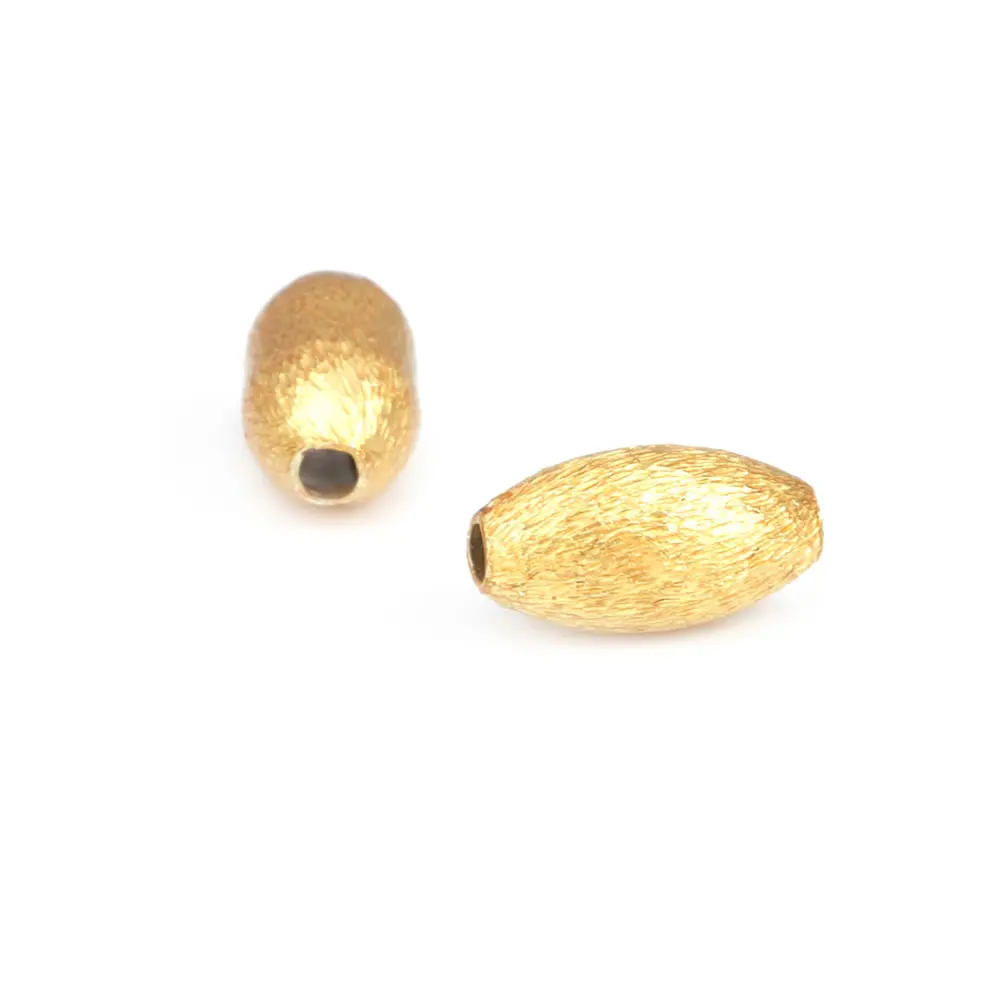 Cuentas de Brass Doradas de 18K Diseño Ovalado Cilíndrico Suministros para Hacer Joyería DIY - details 28