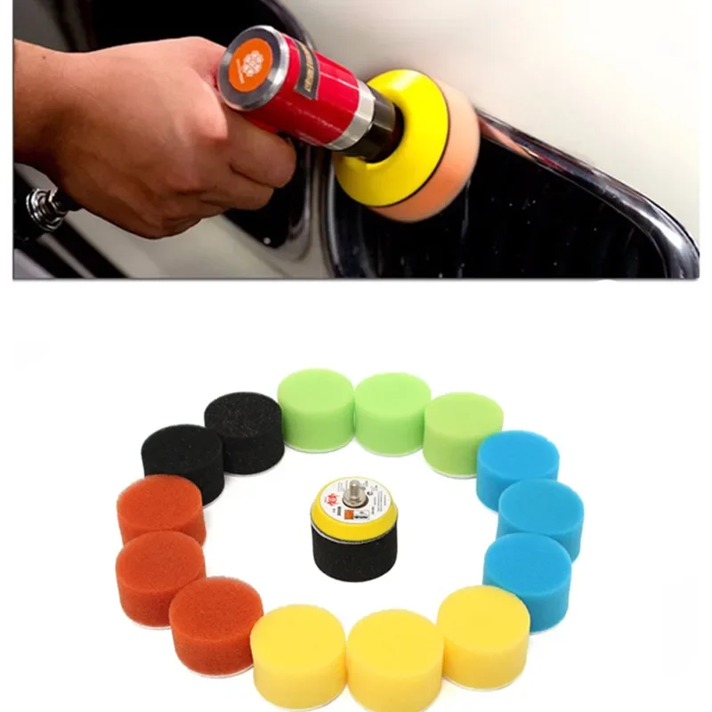 16Pcs/Set Polishing Pad For Car Polisher 2 Inch 50mm Polishing Circle ing Pad Tool Kit car polishing pad car polish pad
