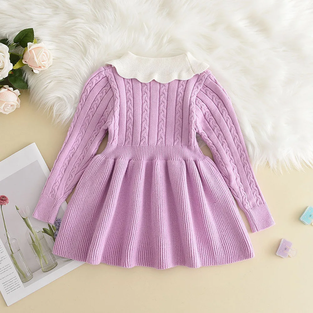 Knitted Ruffle Dress 3