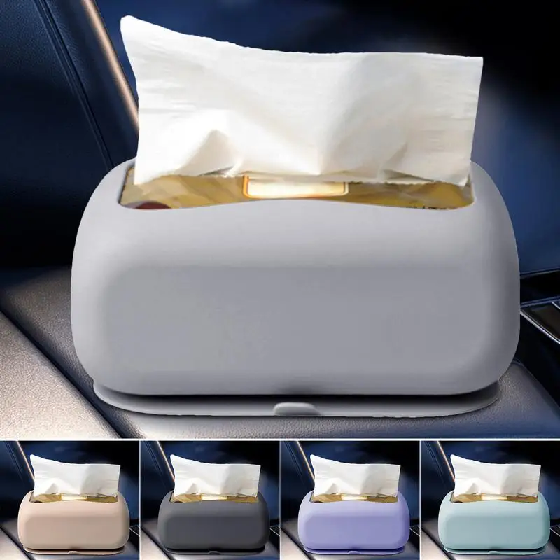 

Silicone Tissue Box Kitchen Bathroom Home Office Storage Boxe Desktop Napkin Holder Case Storage Box Home Living Room Decoration