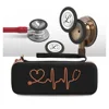 For 3M Littmann Classic III Quality Stethoscope Case Storage Box Hard EVA Portable Stethoscope Storage Box Shell Mesh Pockets 2