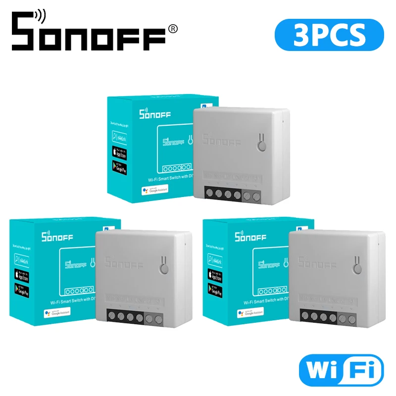 SONOFF MINI R2 WiFi Switch Two Way Control Light Switch Module Smart Home Automation Relay Breaker For eWeLink Alexa Google Home 