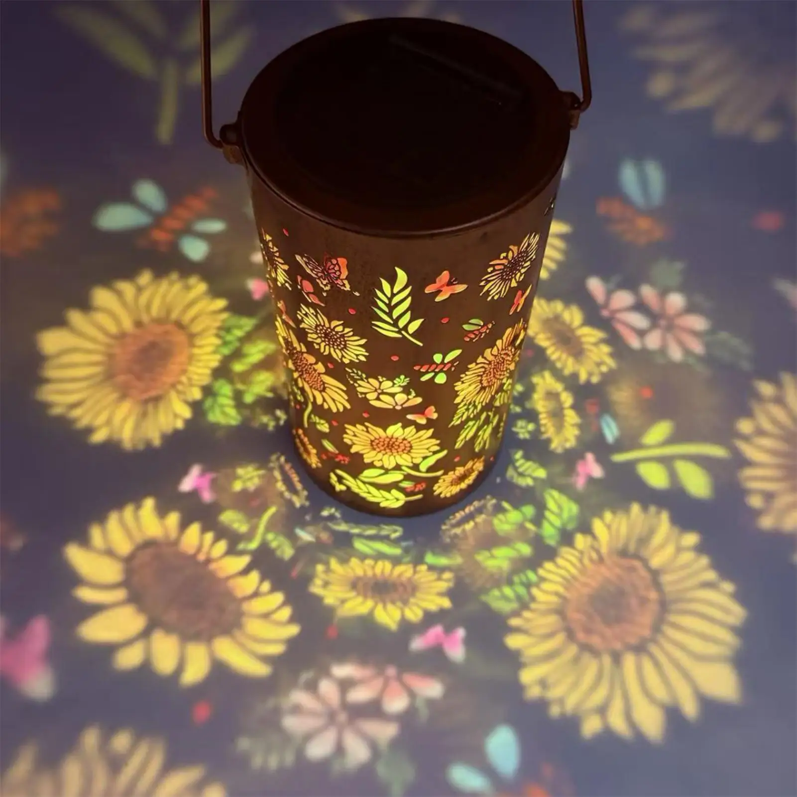 Outdoor Solar Lanterns Waterproof Weatherproof Hollow Out Solar Garden Lanterns Lawn Decorations Outdoor For Women Mom Grandma - Image 4