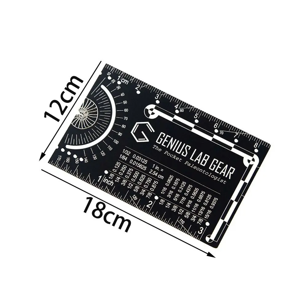 Gifts Alloy Pocket Engineer Scale Ruler Mini Engineering Student Tool Pocket Engineer Rulers Portable Machinist Rulers