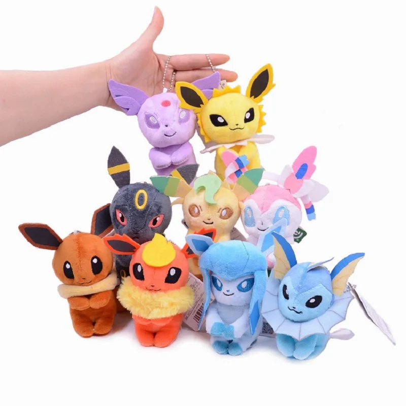 10cm pokémon kawaii pikachu jenny mořská želva kreslený anime plněné plyš hraček panenka děti narozeniny vánoce dar