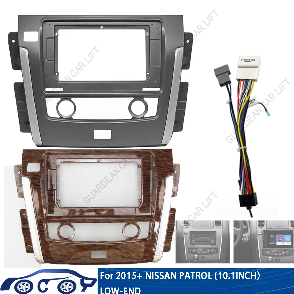 

For 2015+ NISSAN PATROL (10.1INCH)Car Radio Fascias Android GPS MP5 Stereo Player 2 Din Head Unit Panel Dash Frame Installation