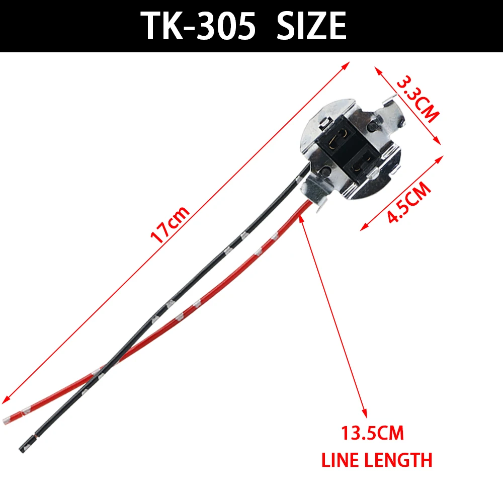 TK-305 Car Light Bulb Base Holder Socket Wire Adapter H7 Halogen Lamp Connector Wiring Harness 2pcs For Volkswagen Sagitar lamp holder headlight holder led lamp bulb led lamp bulb base light bulb socket