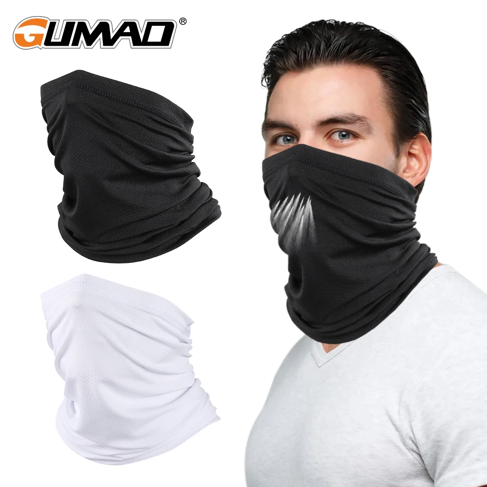 Summer Breathable Bandana Face Mask Cover Hiking Hunting Cycling Bicycle  Running Sports Outdoor Tube Scarf Neck Gaiter Men Women