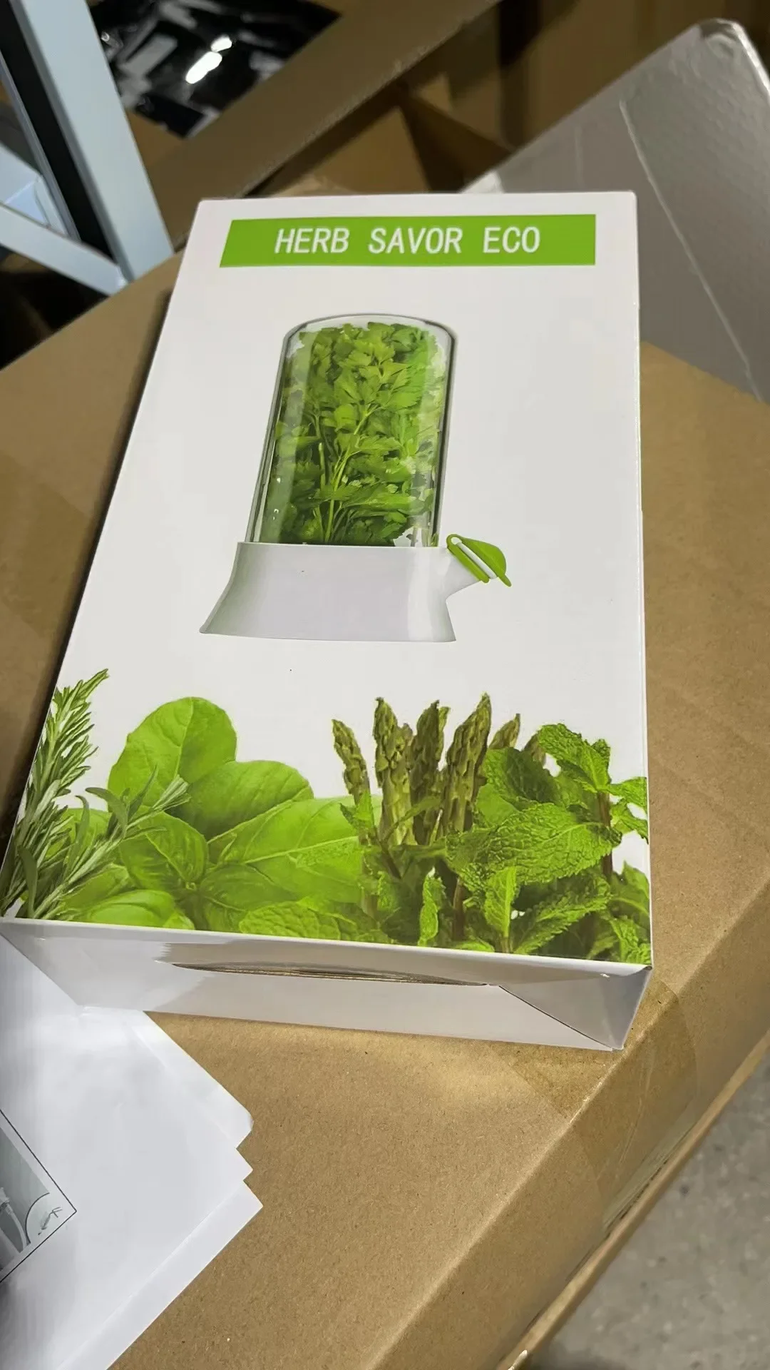 Herb Saver Storage Container Vegetable Preserving Bottle Fresh Herb Keeper Kitchen Storing Cilantro Mint Parsley Asparagus